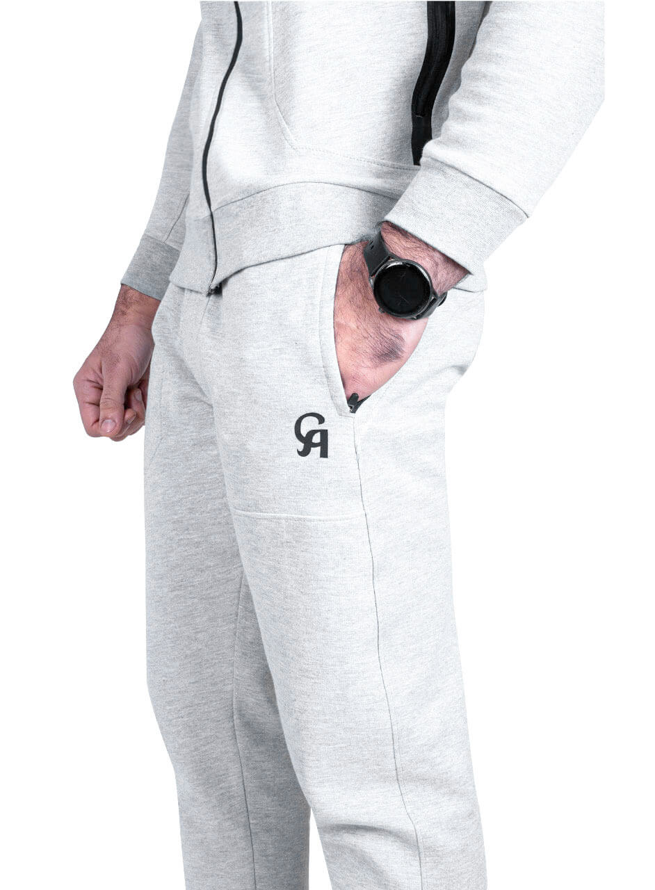 Scuba Track Suit (Light Grey) - Grey Medium, Large, Xl, Xxl Track Suits &Amp; Hoodies,2