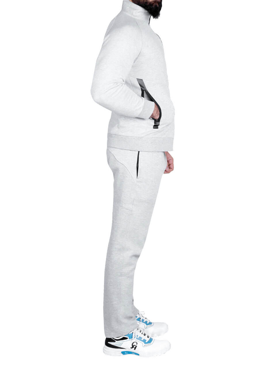 Scuba Track Suit (Light Grey) - Grey Medium, Large, Xl, Xxl Track Suits &Amp; Hoodies,3