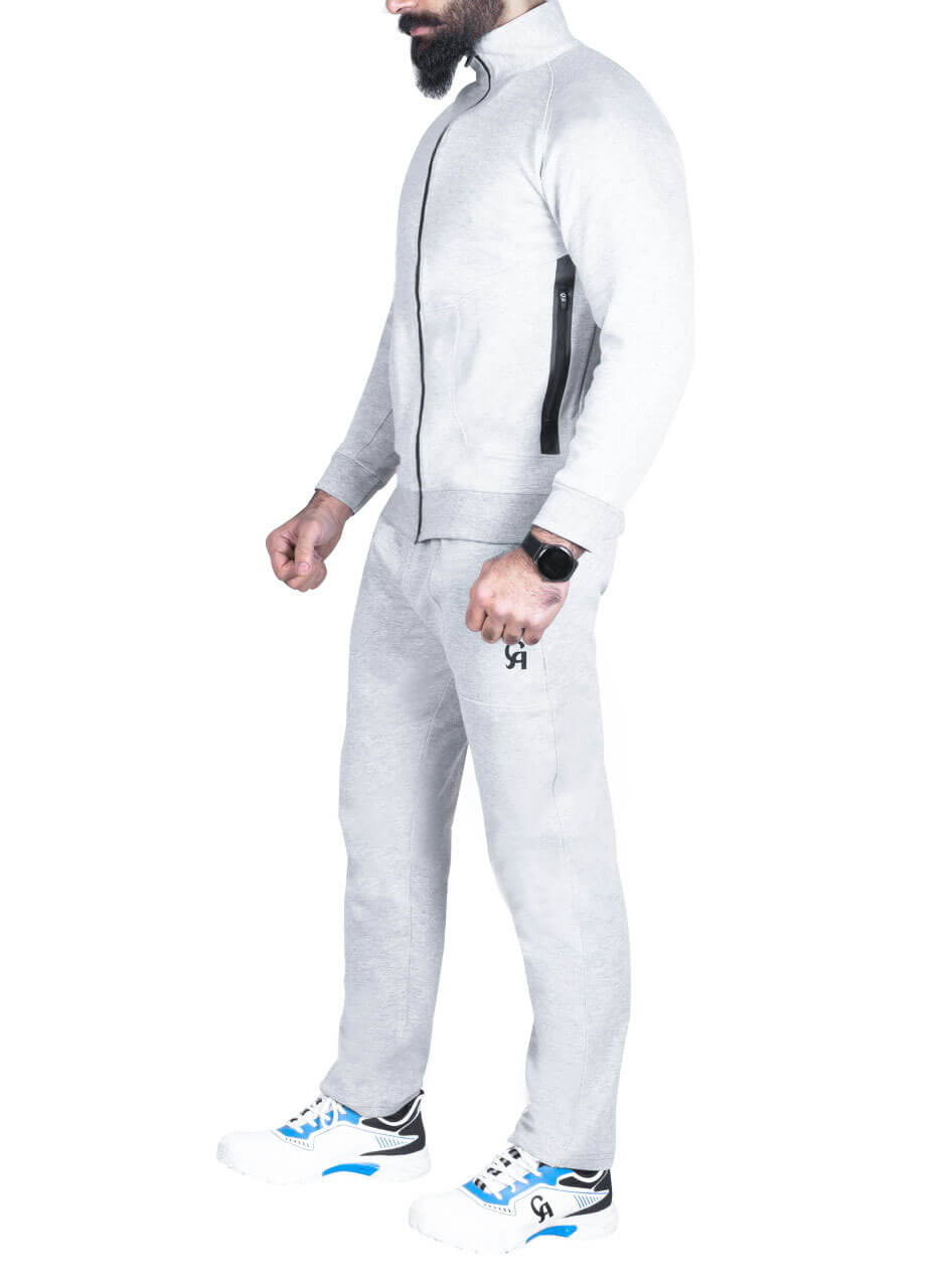 Scuba Track Suit (Light Grey) - Grey Medium, Large, Xl, Xxl Track Suits &Amp; Hoodies,1