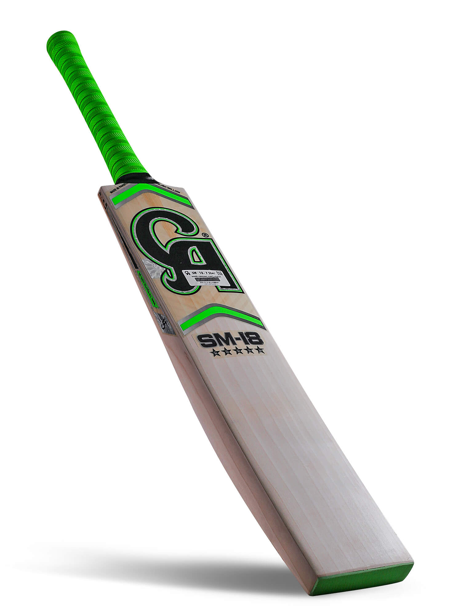 SM-18 5 STAR - Green  Cricket Bats,3