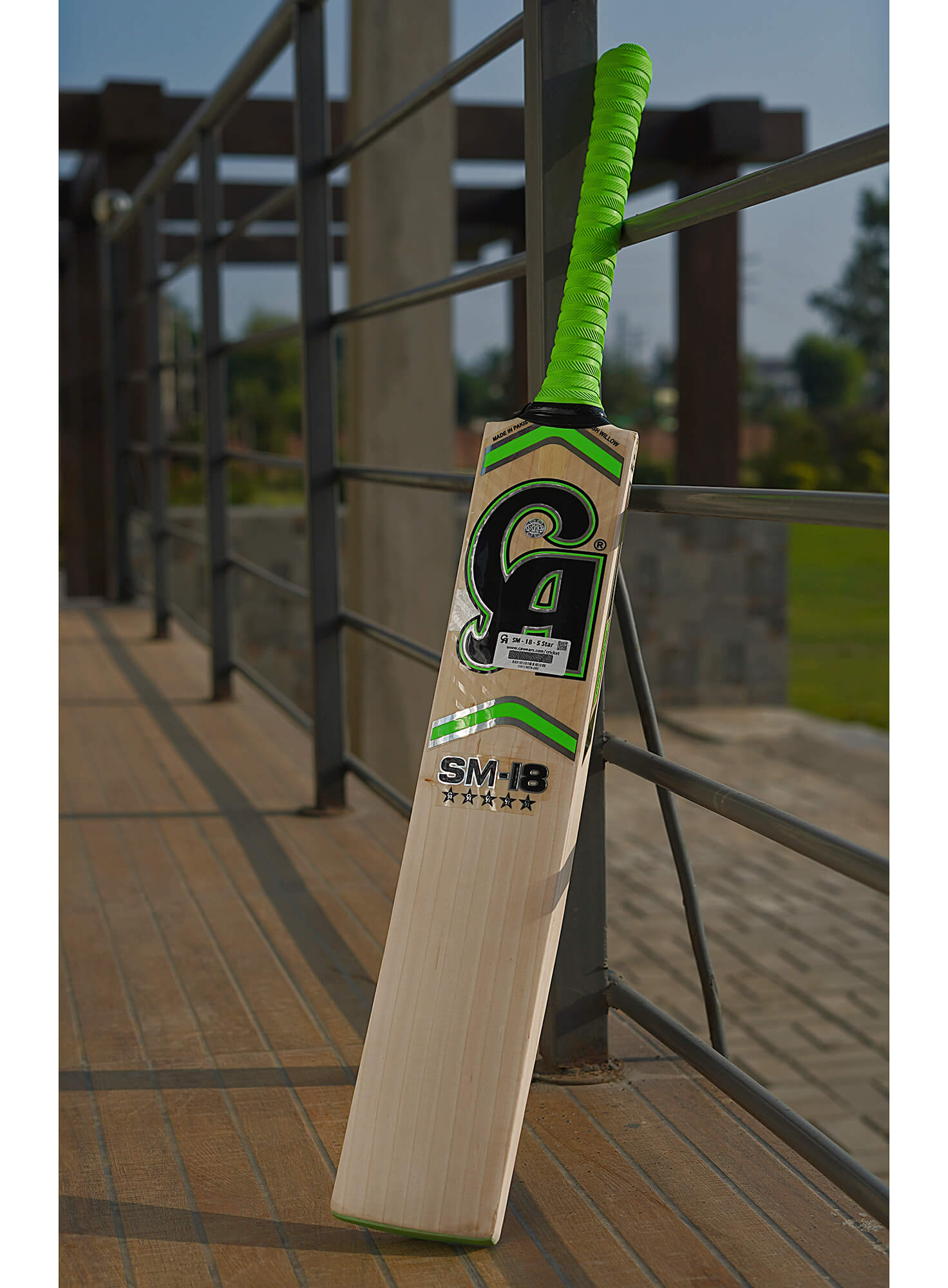 SM-18 5 STAR - Green  Cricket Bats,7