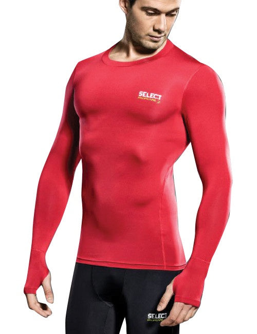 Select Compression L/S Red - Xs - Compression