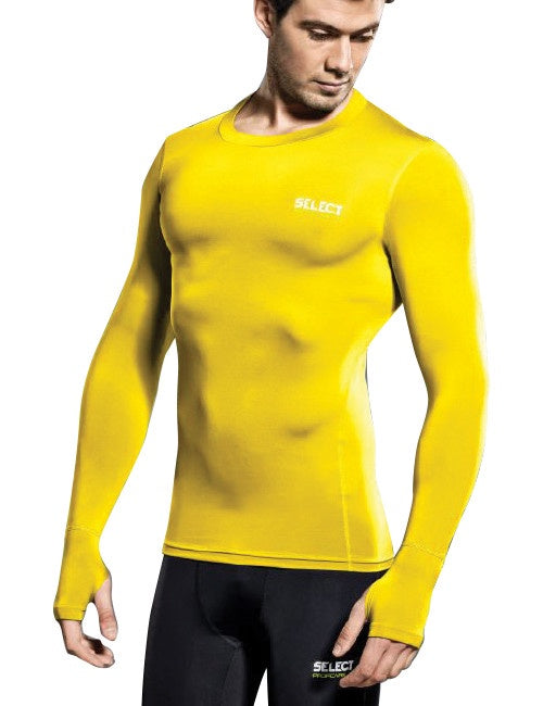 Select Compression L/S Yellow - S - Compression