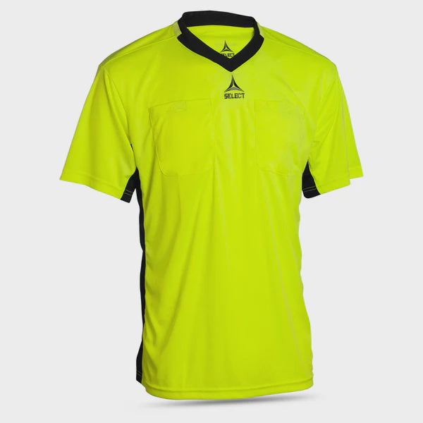 Select Referee Shirt - Short Sleeve - Fluro Yellow / 3Xl - Referee Gear