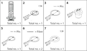 Spare part components drawing 032F2325 1 - NZ DEPOT