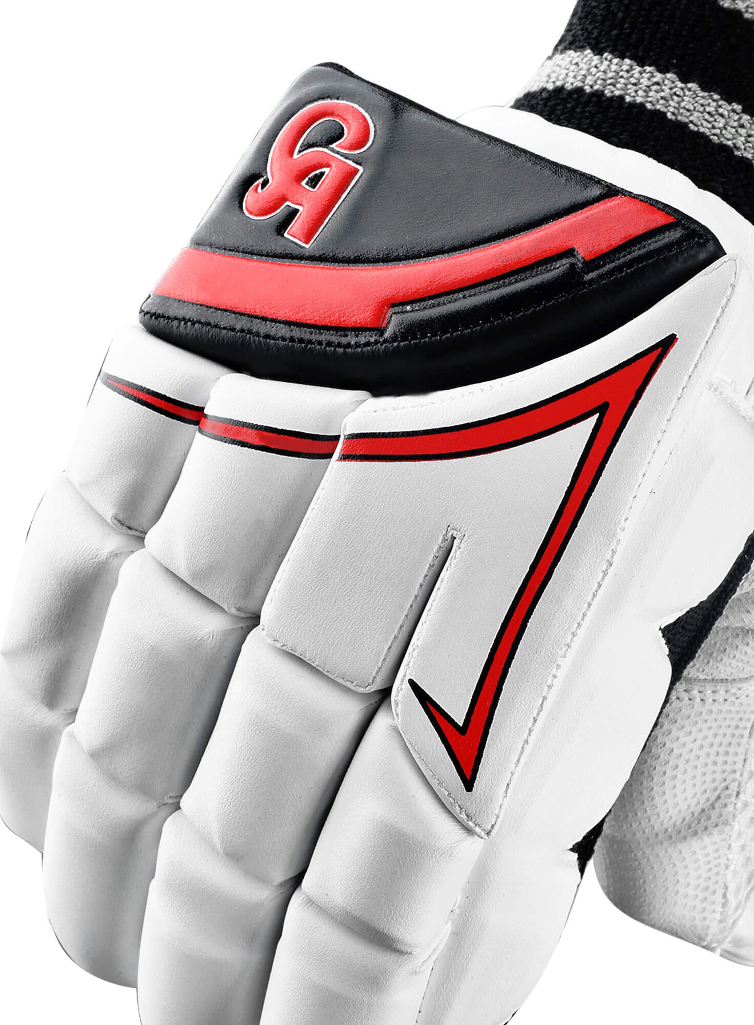 18K GLOVE - White L.H.S, R.H.S Batting Gloves,3