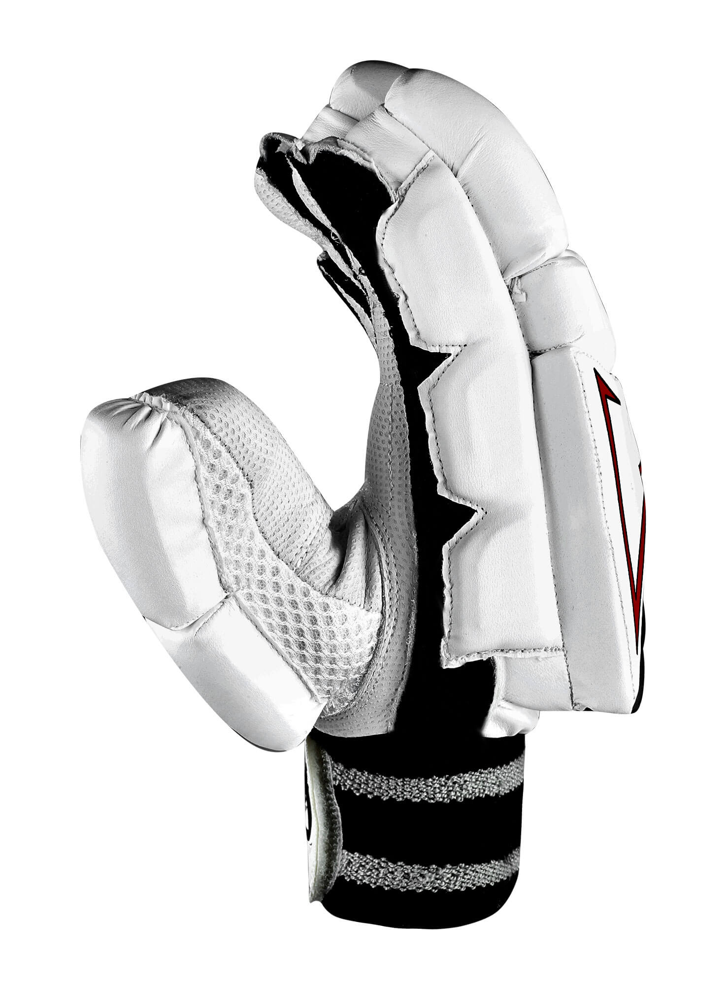 18K GLOVE - White L.H.S, R.H.S Batting Gloves,4