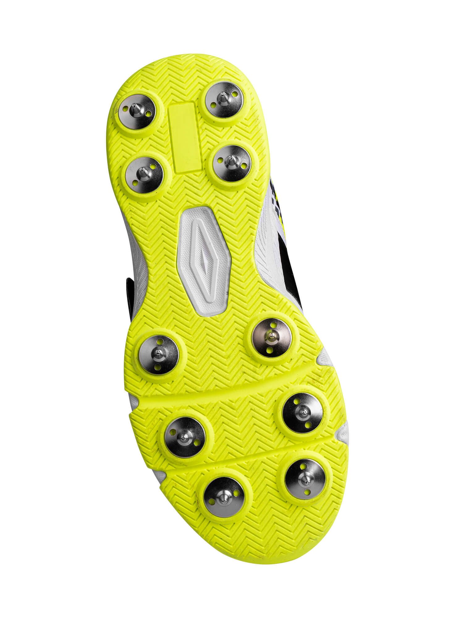 CA KAMO SPIKES - Yellow 7, 8, 9, 10, 11 Cricket Shoes,2