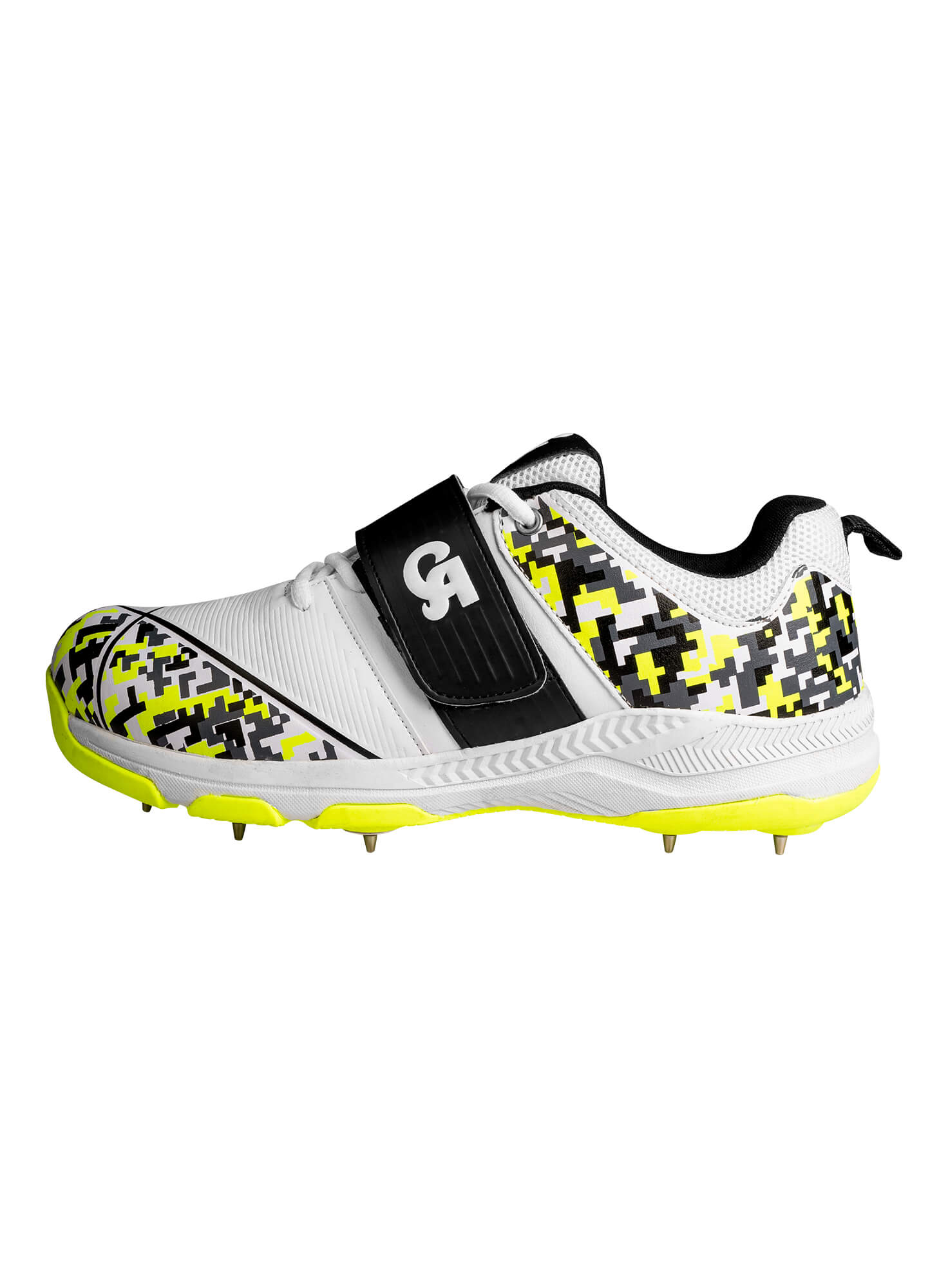 CA KAMO SPIKES - Yellow 7, 8, 9, 10, 11 Cricket Shoes,3