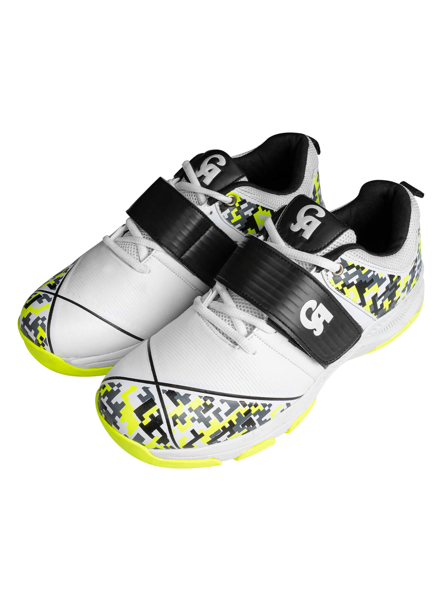 CA KAMO SPIKES - Yellow 7, 8, 9, 10, 11 Cricket Shoes,4