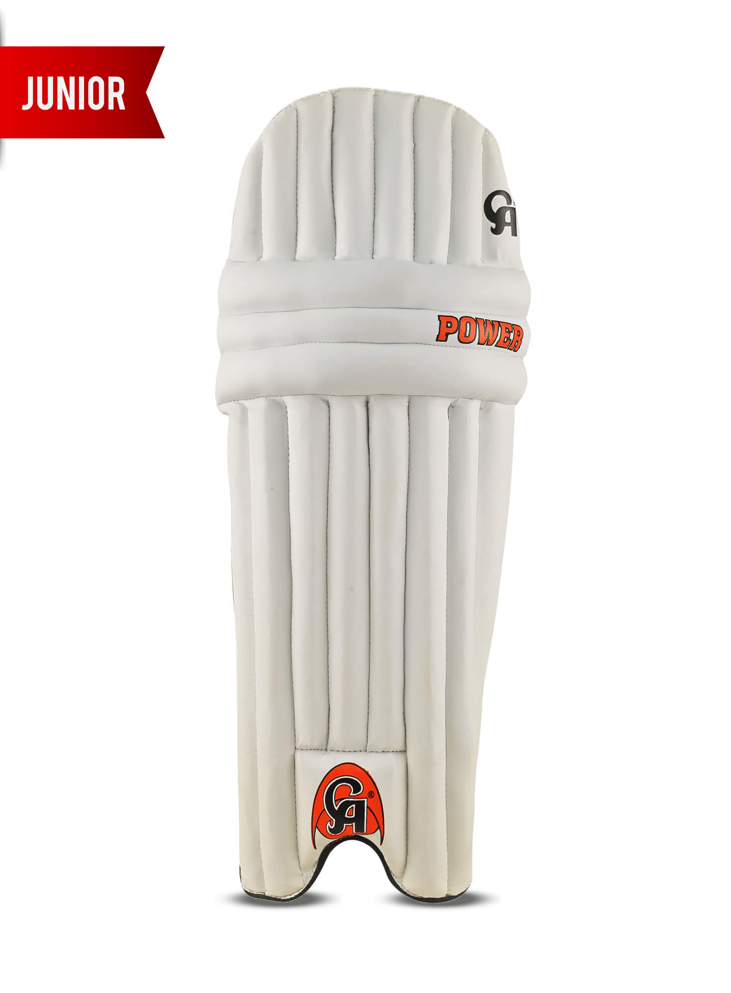 CA POWER JUNIOR - Orange L.H.S, R.H.S Junior Leg Pads,3