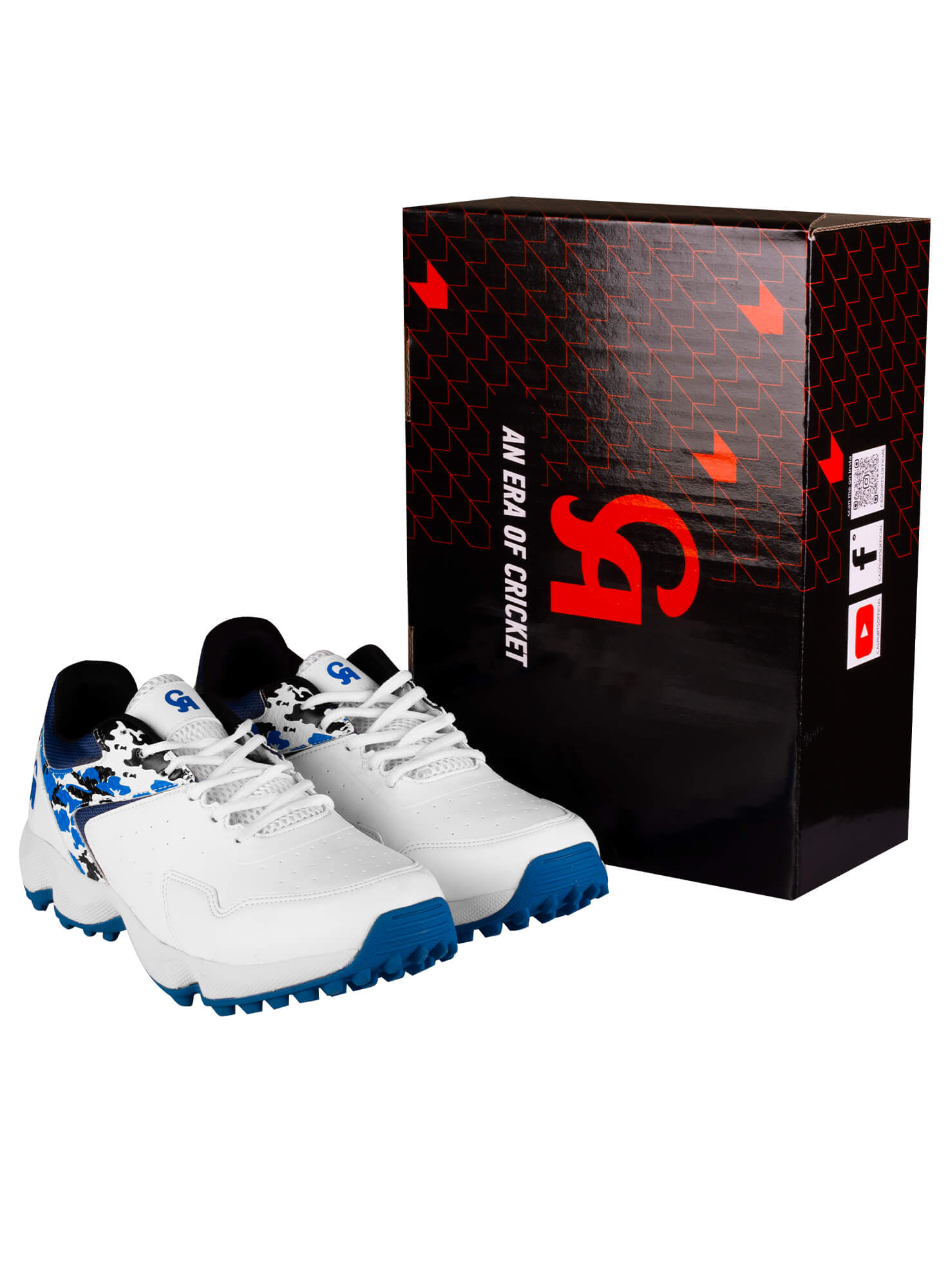 CA R1 CAMO SHOES (BLUE) - Blue 7, 8, 9, 10, 11, 12 Cricket Shoes,4