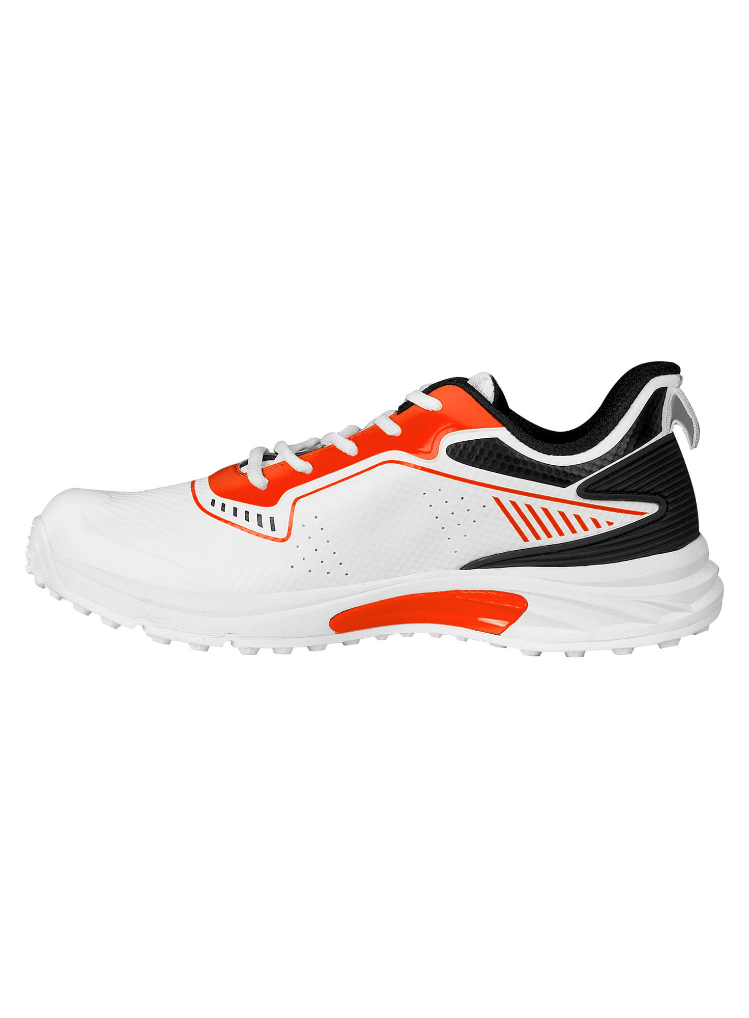 JR-20 SHOES (ORANGE) - Orange 7, 8, 9, 10, 11 Cricket Shoes,3