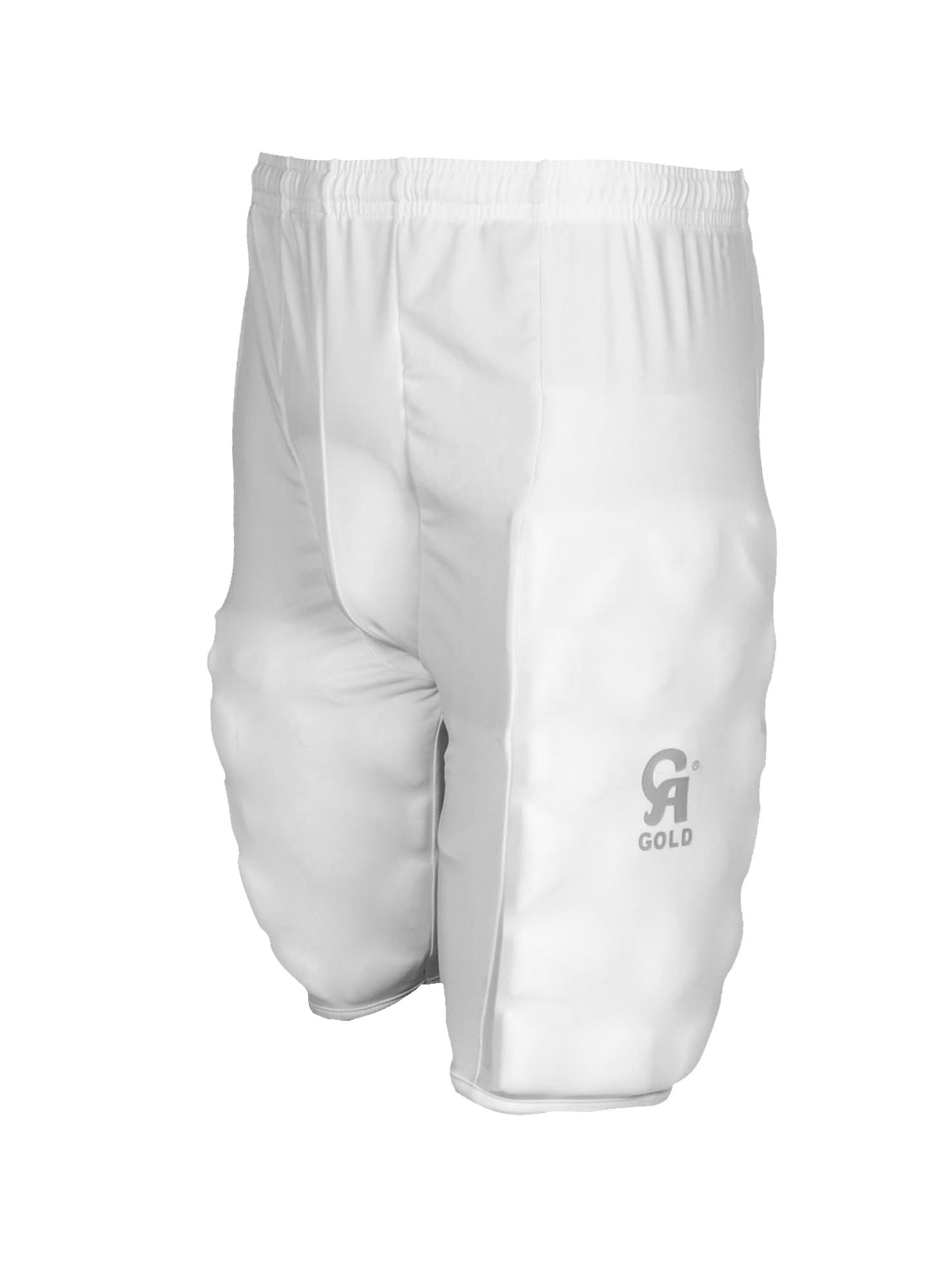 PAD MAN SHORTS - White  Arm & thigh guard senior,2