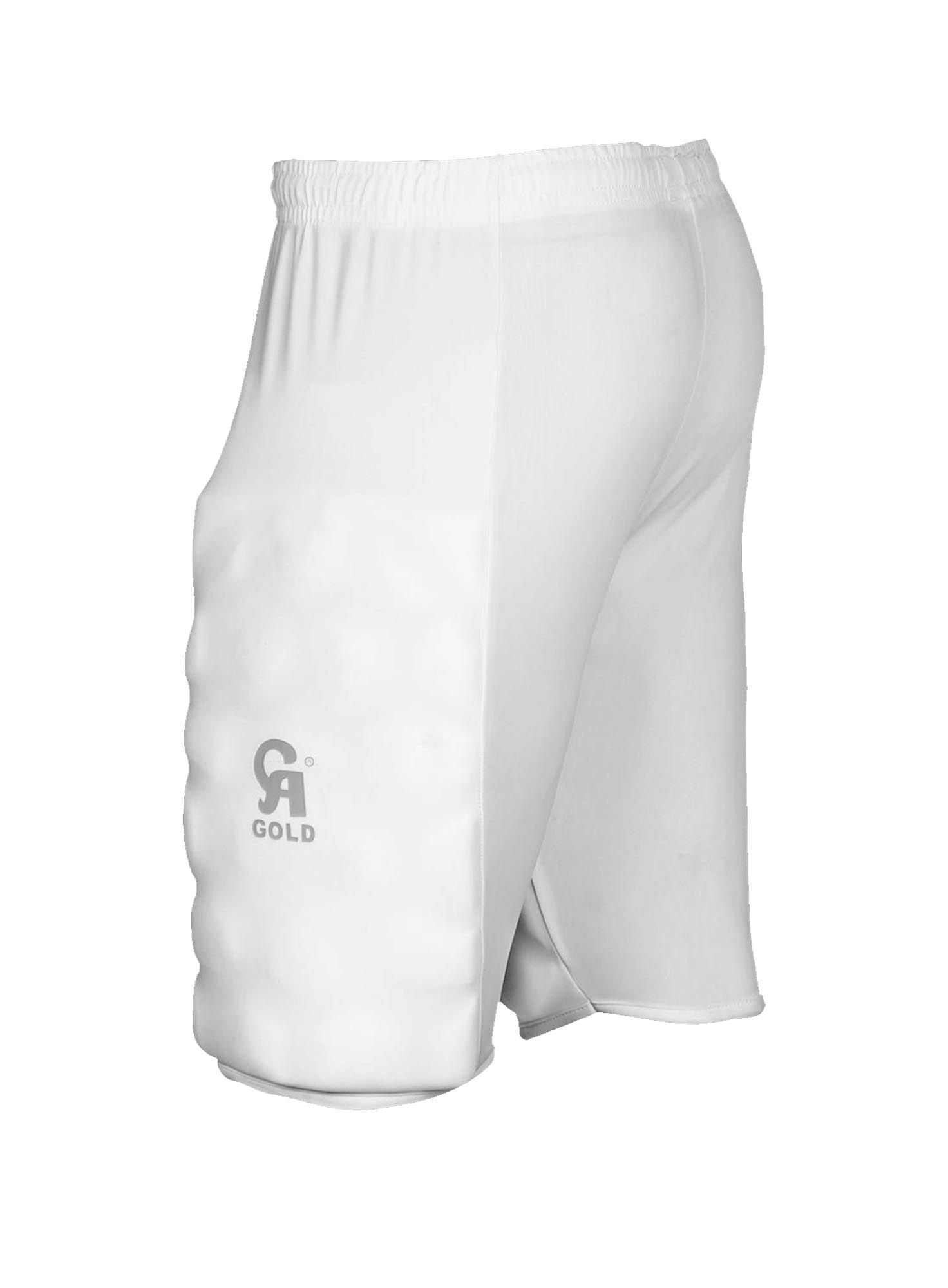 PAD MAN SHORTS - White  Arm & thigh guard senior,3