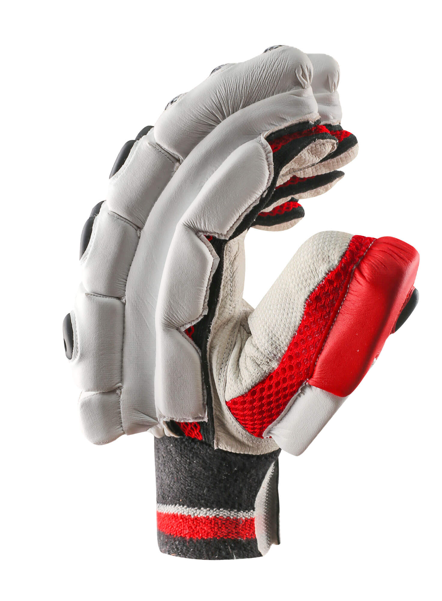 PLAYER EDITION - White L.H.S, R.H.S Batting Gloves,6