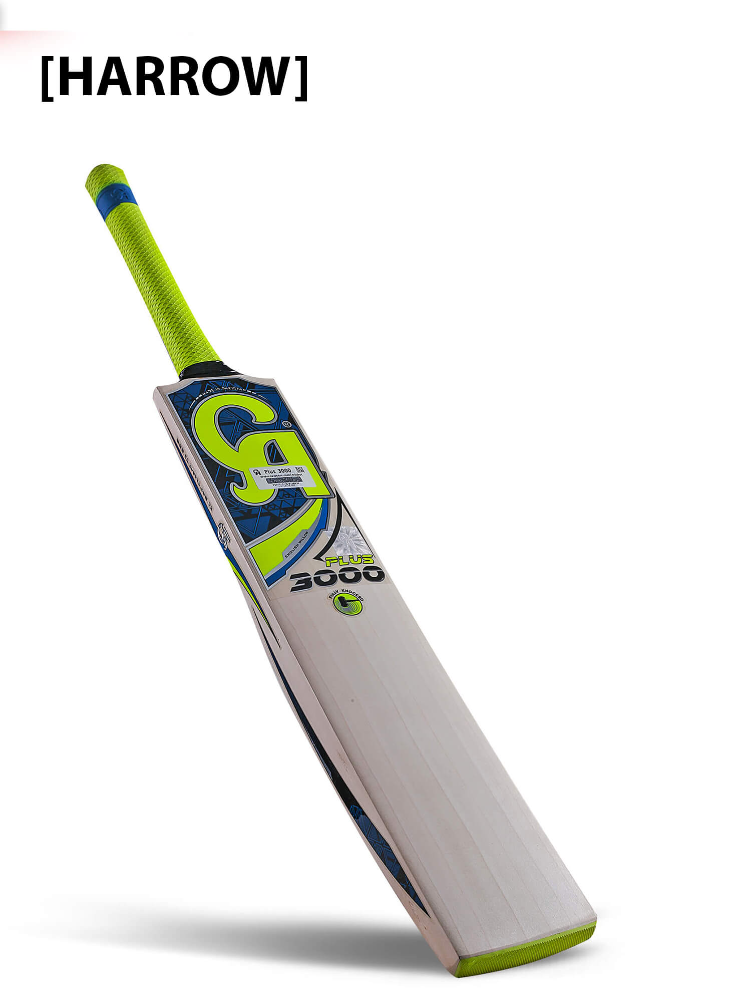 PLUS 3000 - Green  Cricket Bats,3