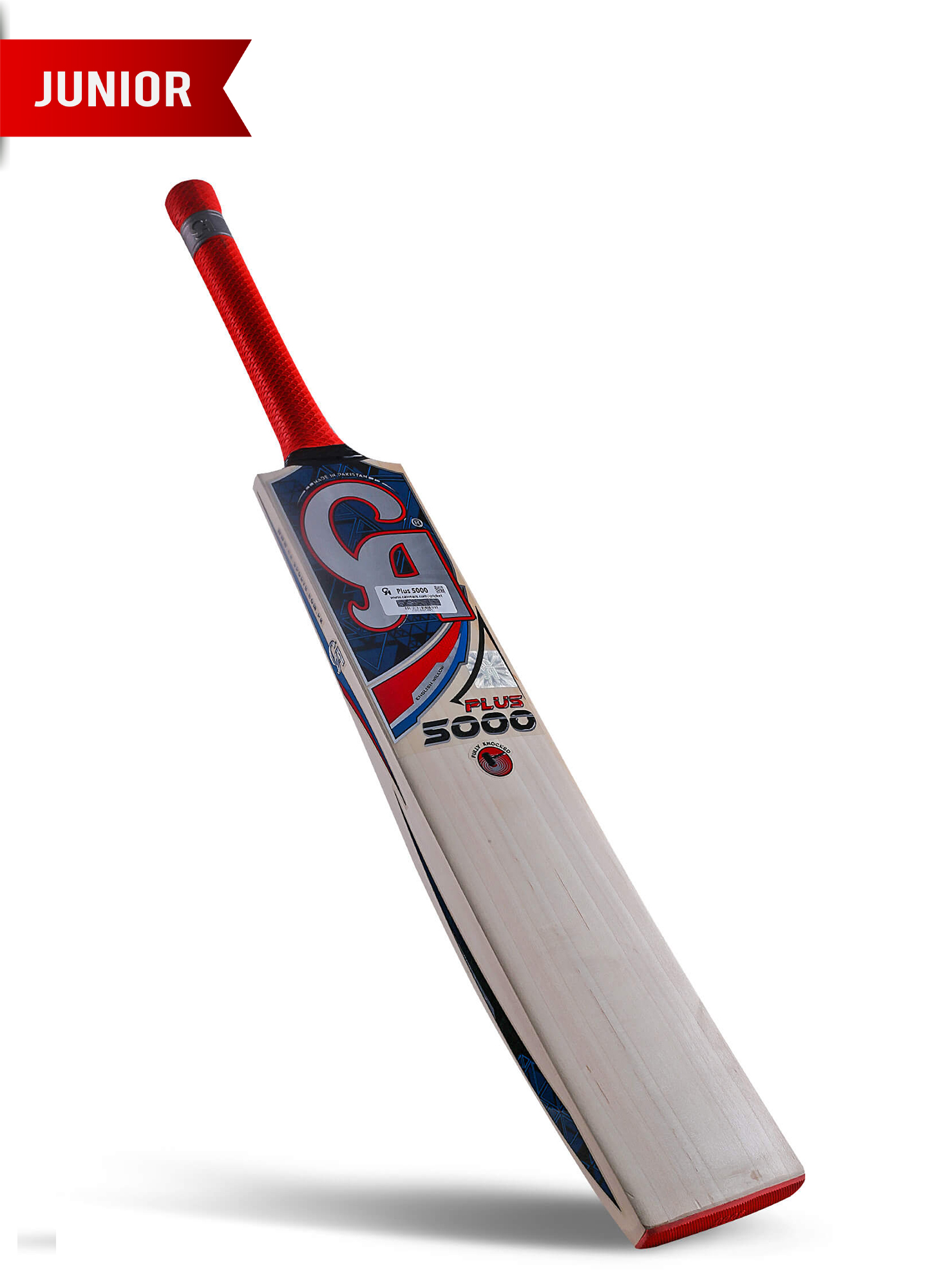 PLUS 5000 JUNIOR - Red  Cricket Bats,3