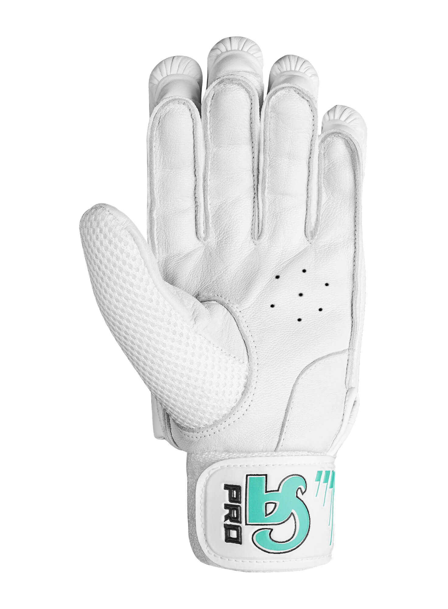 PRO 10000 - White L.H.S, R.H.S Batting Gloves,3