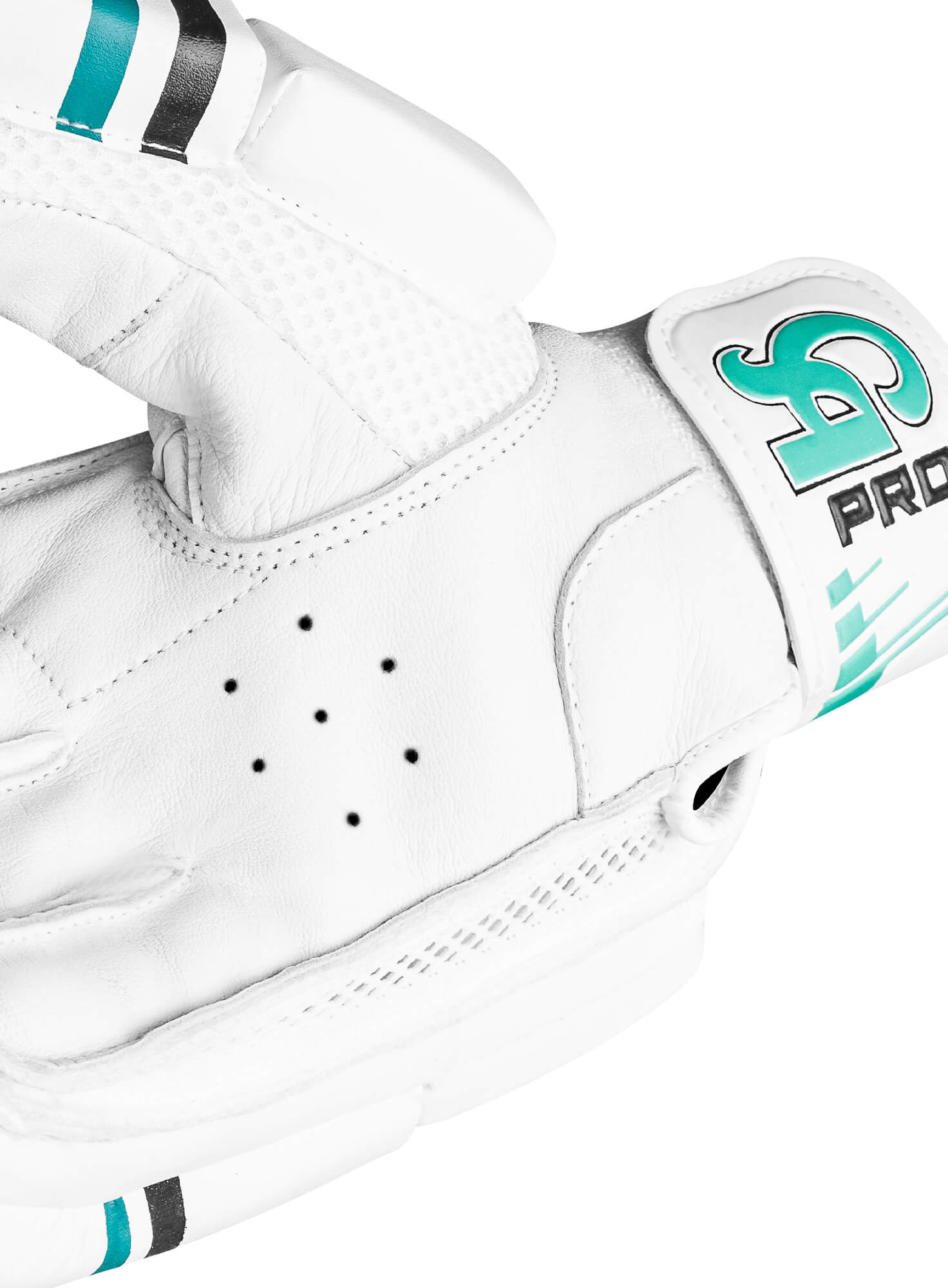 PRO 10000 - White L.H.S, R.H.S Batting Gloves,6