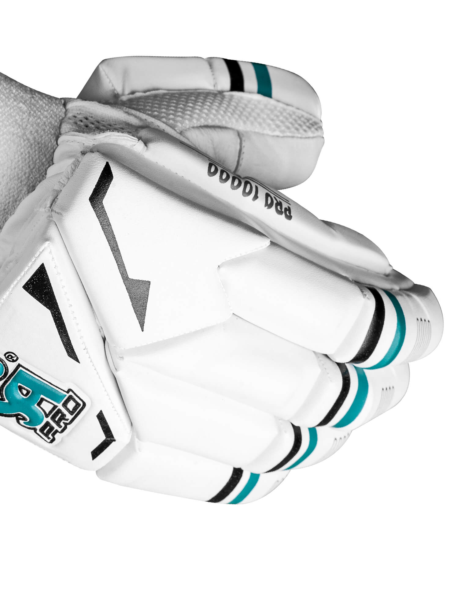 PRO 10000 - White L.H.S, R.H.S Batting Gloves,7