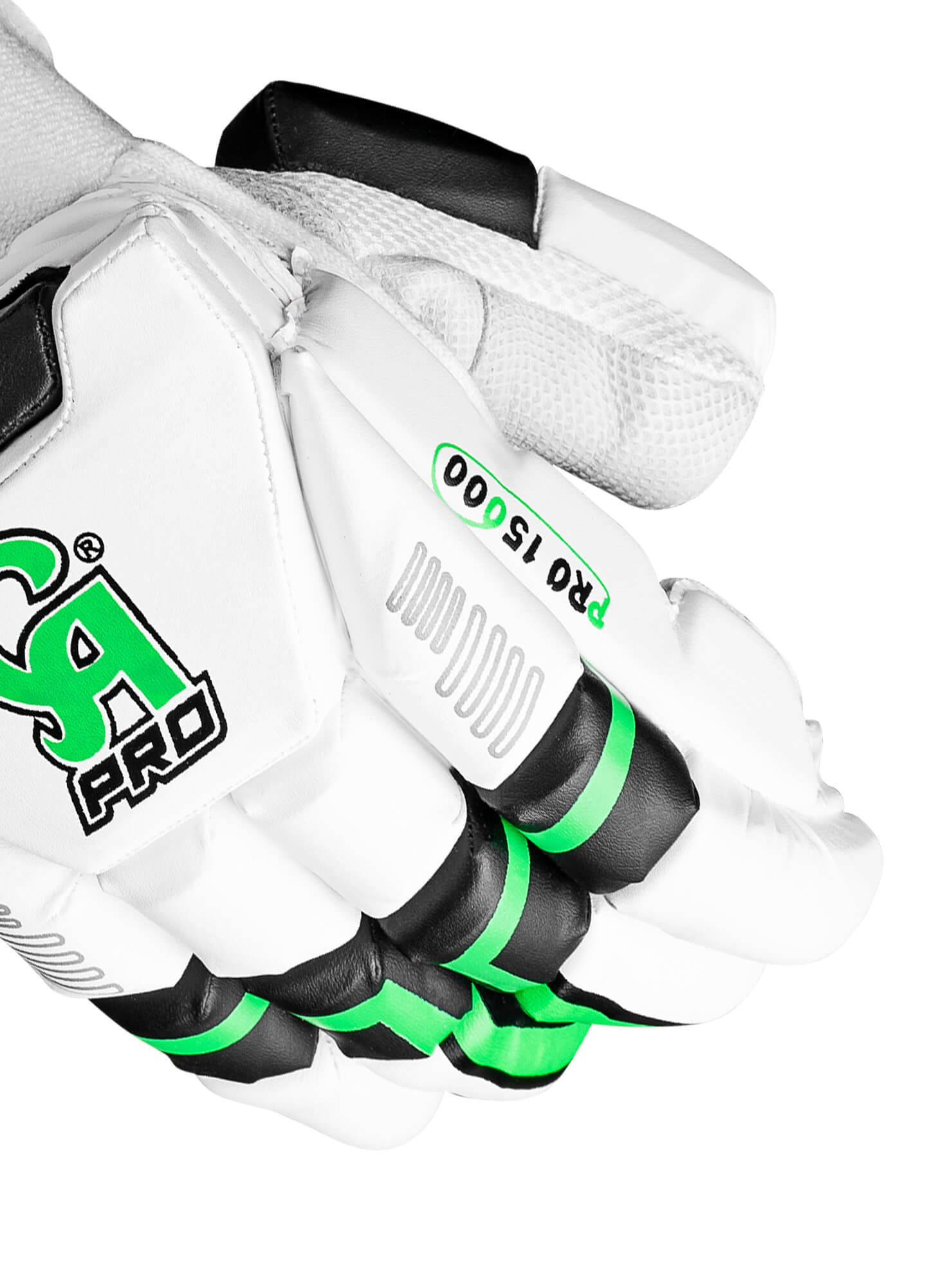 PRO 15000 - Green L.H.S, R.H.S Batting Gloves,6