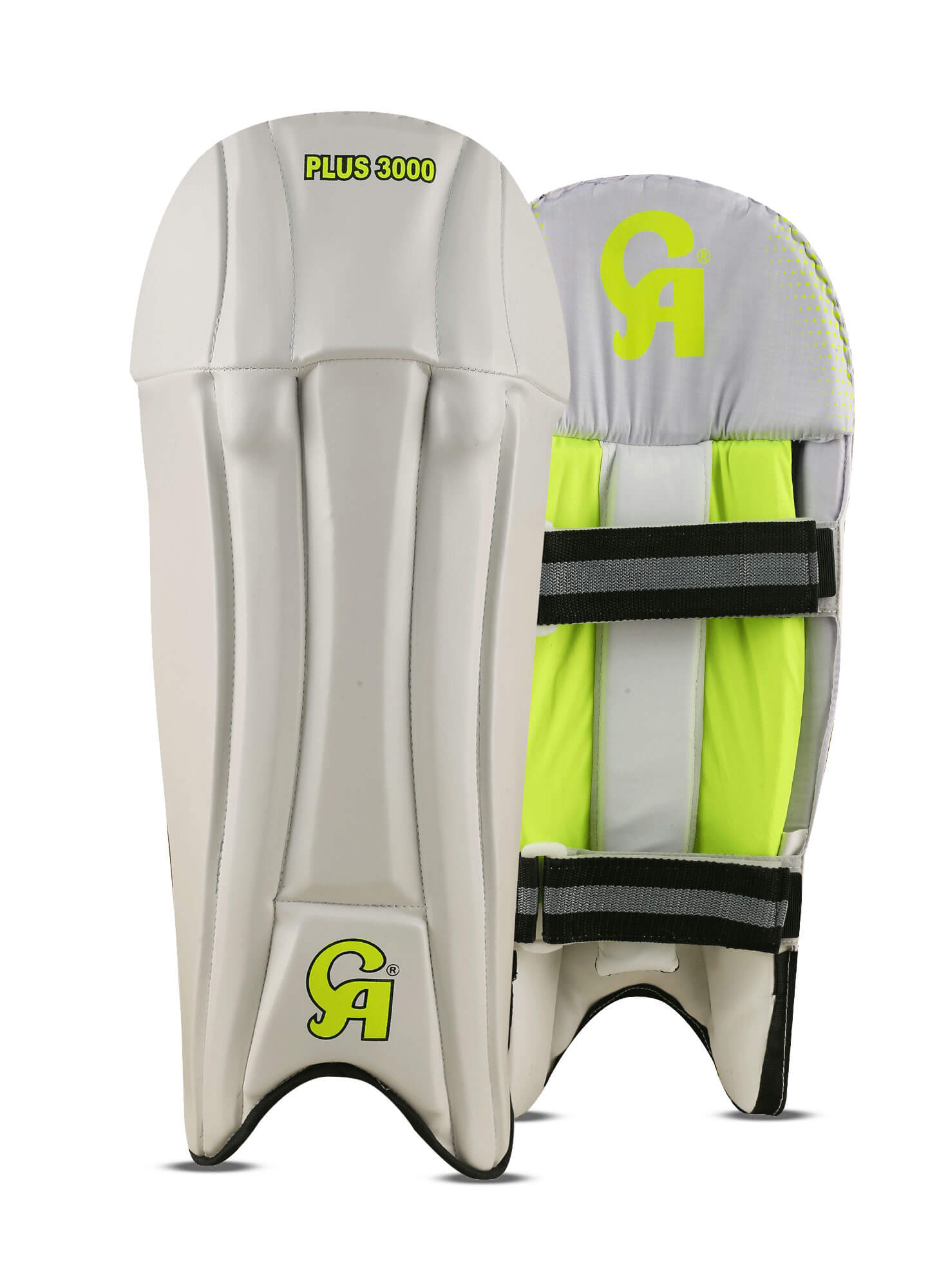 PRO 3000 WK PAD - Yellow L.H.S, R.H.S Wicket Keeping Pads,2