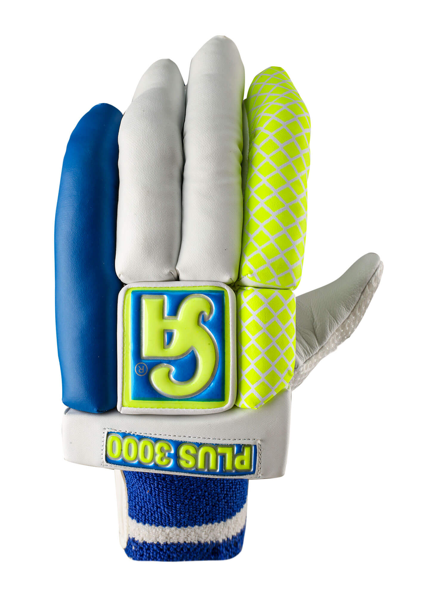 PRO 3000 - White L.H.S, R.H.S Batting Gloves,3