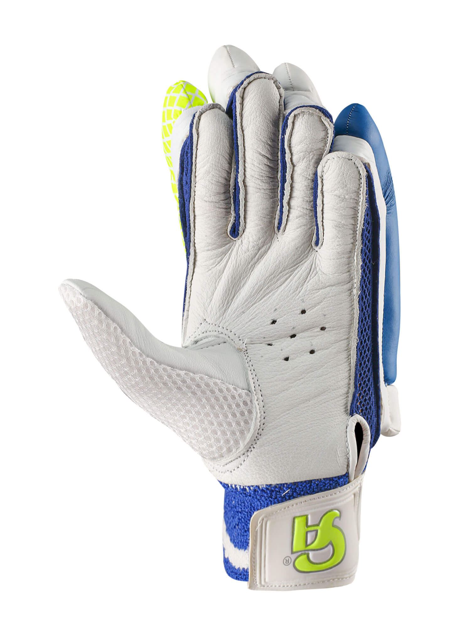 PRO 3000 - White L.H.S, R.H.S Batting Gloves,7