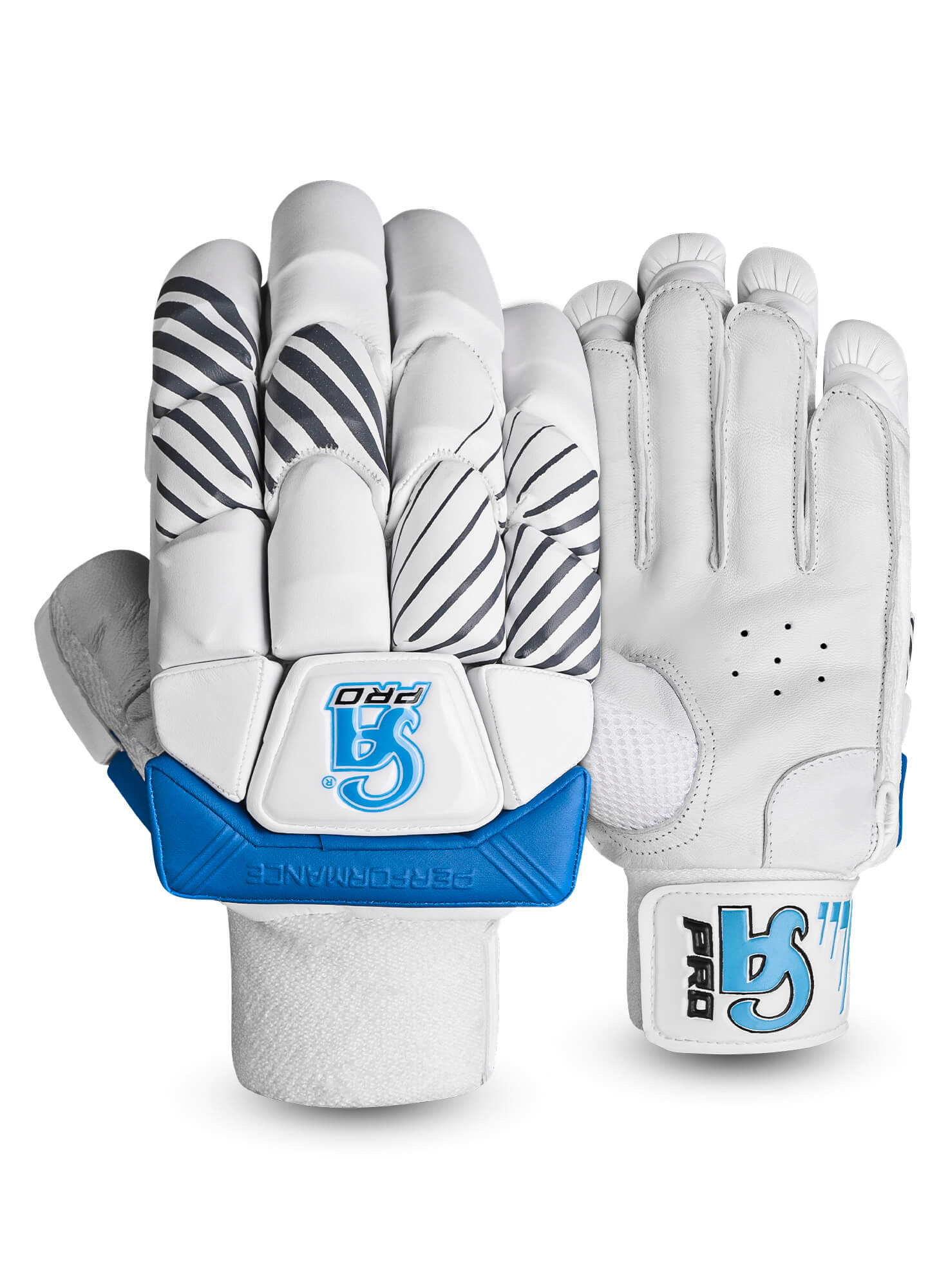 Pro Performance - Blue L.H.S, R.H.S Batting Gloves,2