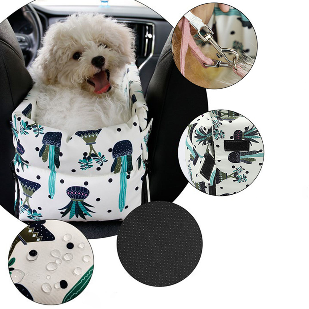 Soga 2X Car Central Control Nest Pet Safety Travel Bed Dog Kennel Portable Washable Pet Bag White, Pet Supplies, Dogs, Carriers &Amp; Travel Products, , ,  - Nz Depot 5