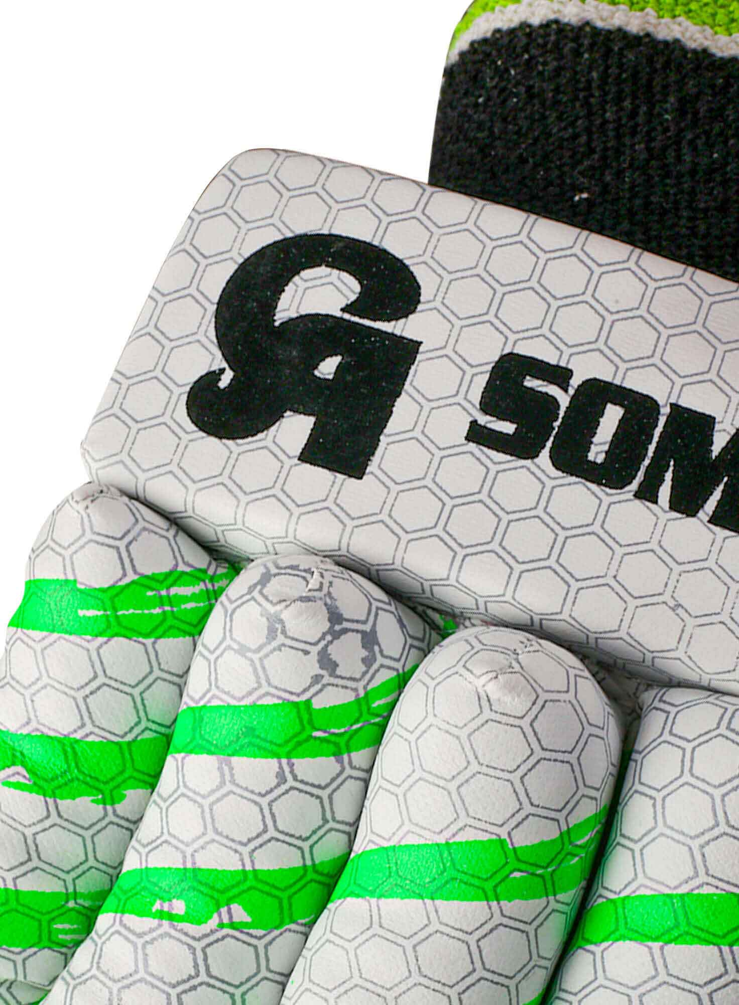 Somo - White L.h.s, R.h.s Batting Gloves,4