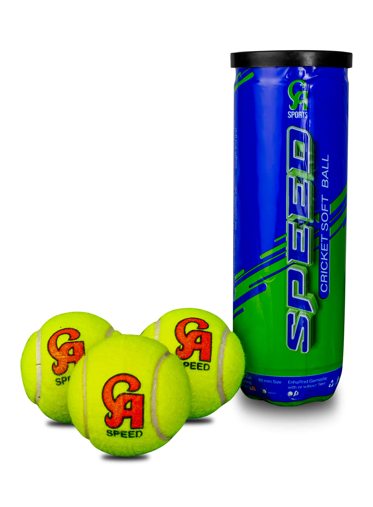 SPEED BALLS - Green  cricket balls,1