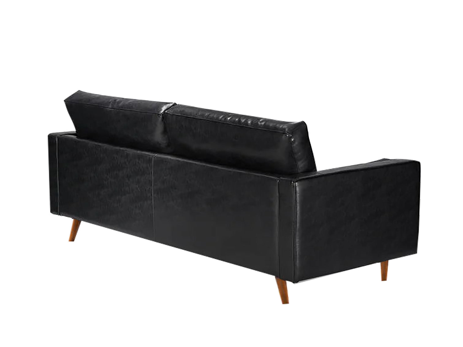 Ds Gyllene 3 Seater Black Faux Leather Pr8919 Sofas Sectionals Sofa Beds Nz Depot 7 - Nz Depot