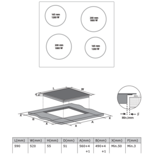 Midea 60cm Ceramic hob Touch Control MC-CH6002 - Hobs - MC-CH6002-2 - NZ DEPOT