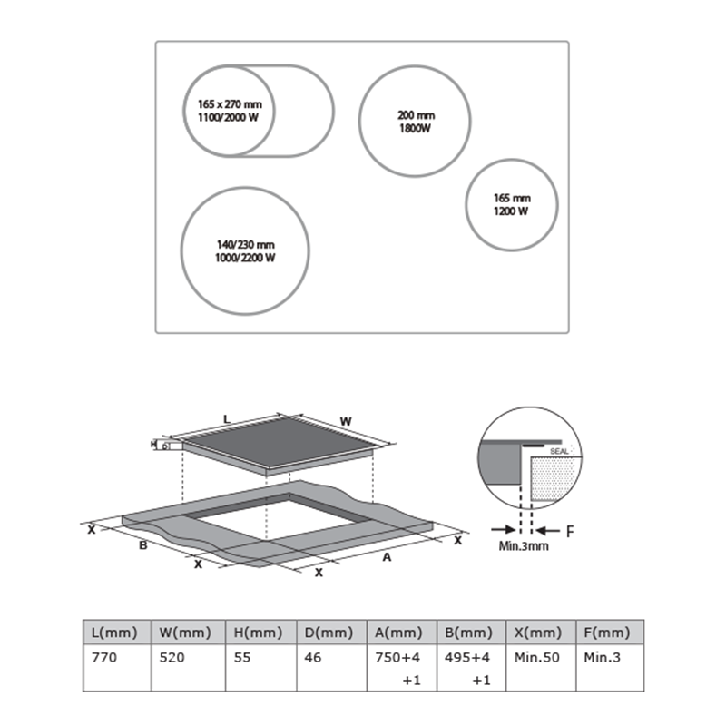 Midea 77Cm Ceramic Cooktop Mc Hf726 Midea Kitchen Appliances Mc Hf726 Nzdepot 3 - Nz Depot