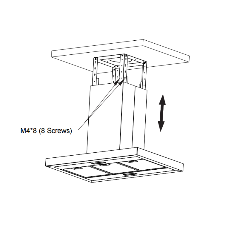 Midea 90Cm T Shape Island Rangehood 90M83 Midea Kitchen Appliances 90M83 Et23 Nzdepot 3 - Nz Depot