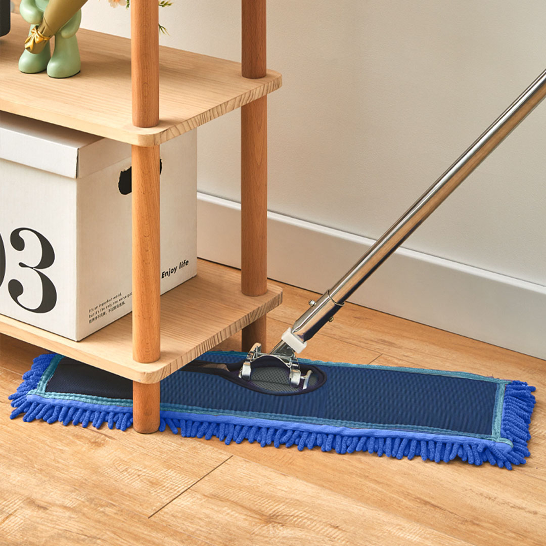 Soga 100X22 Blue Microfiber Flat Mop Floor Cleaning Pads Rotating Dust Remover, Home &Amp; Garden, Cleaning, Mops &Amp; Buckets, , ,  - Nz Depot 2