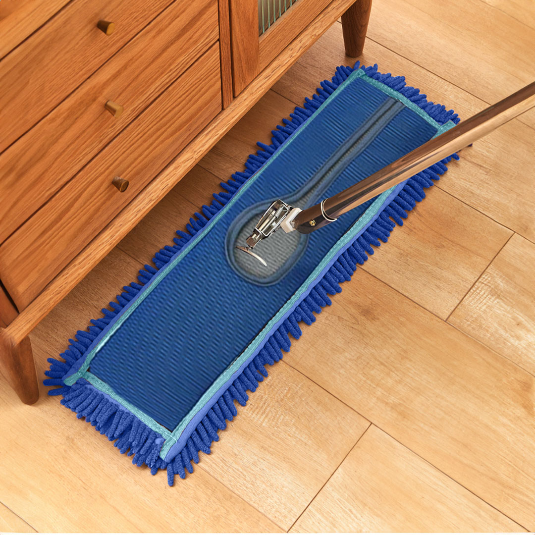 Soga 100X22 Blue Microfiber Flat Mop Floor Cleaning Pads Rotating Dust Remover, Home &Amp; Garden, Cleaning, Mops &Amp; Buckets, , ,  - Nz Depot 3