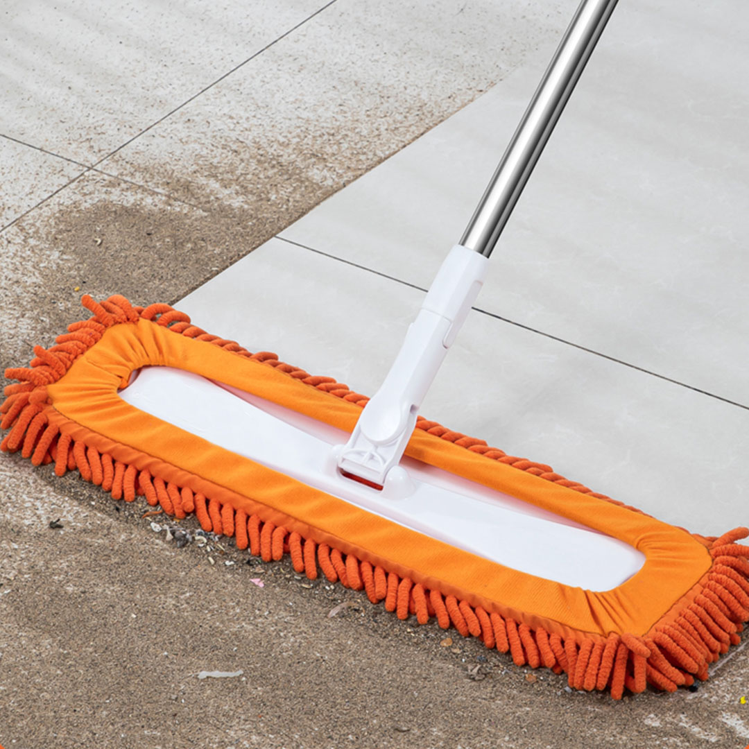 Soga 2X 50X12 Orange Microfiber Flat Mop Floor Cleaning Pads Rotating Dust Remover, Home &Amp; Garden, Cleaning, Mops &Amp; Buckets, , ,  - Nz Depot 3