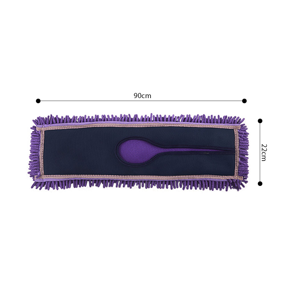 Soga 3X 90X22 Purple Microfiber Flat Mop Floor Cleaning Pads Rotating Dust Remover, Home &Amp; Garden, Cleaning, Mops &Amp; Buckets, , ,  - Nz Depot 5