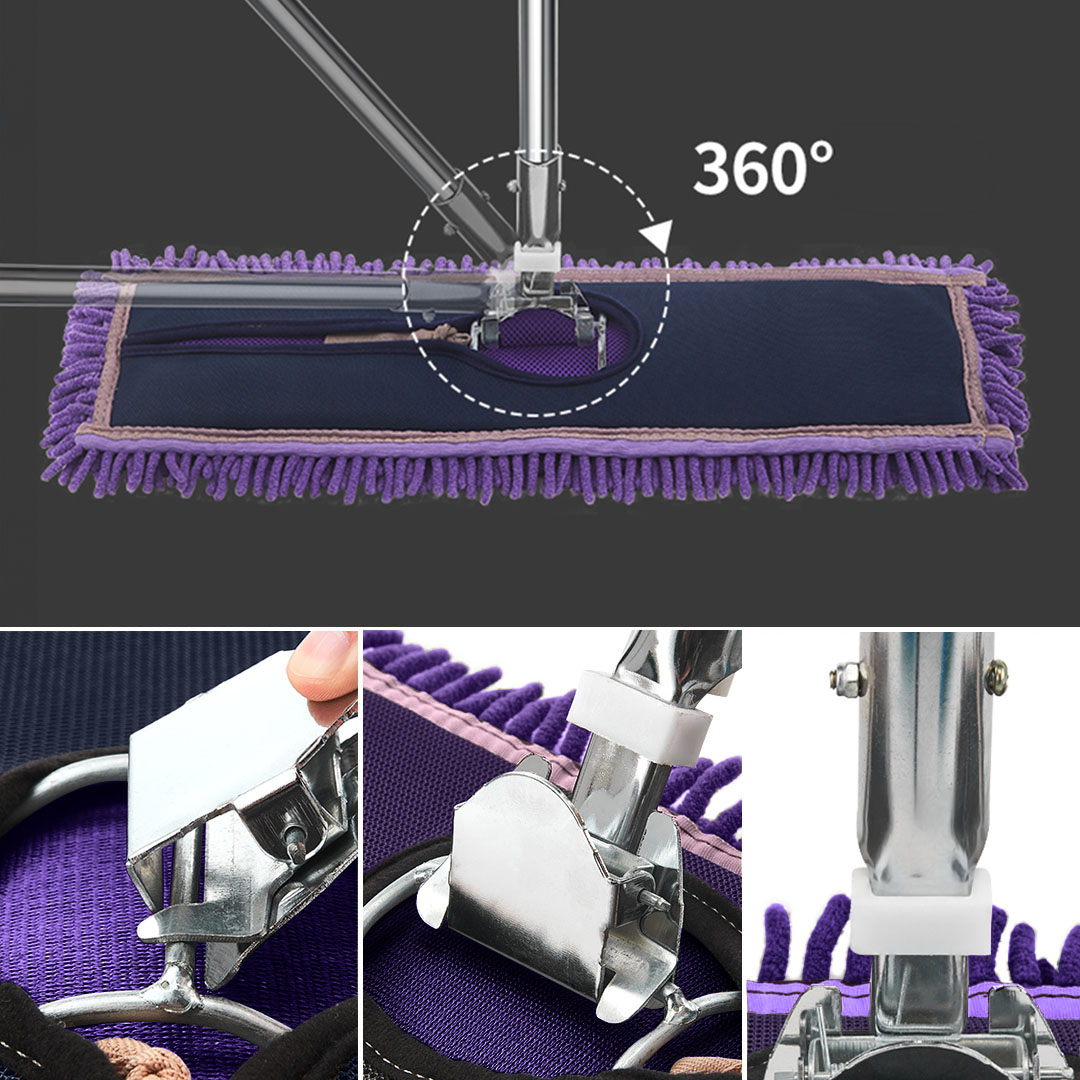 Soga 3X 90X22 Purple Microfiber Flat Mop Floor Cleaning Pads Rotating Dust Remover, Home &Amp; Garden, Cleaning, Mops &Amp; Buckets, , ,  - Nz Depot 6