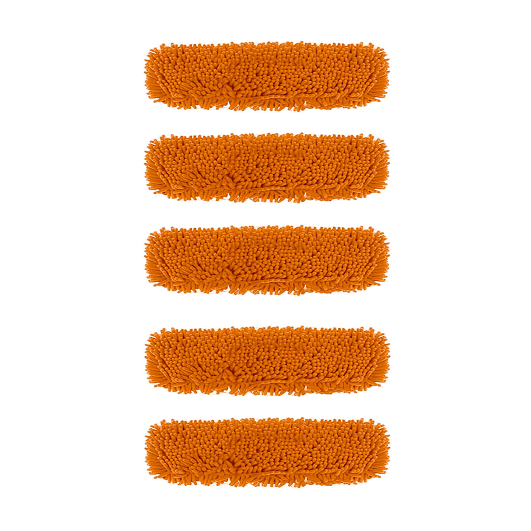 Soga 5X 60X12 Orange Microfiber Flat Mop Floor Cleaning Pads Rotating Dust Remover, Home &Amp; Garden, Cleaning, Mops &Amp; Buckets, , ,  - Nz Depot 1