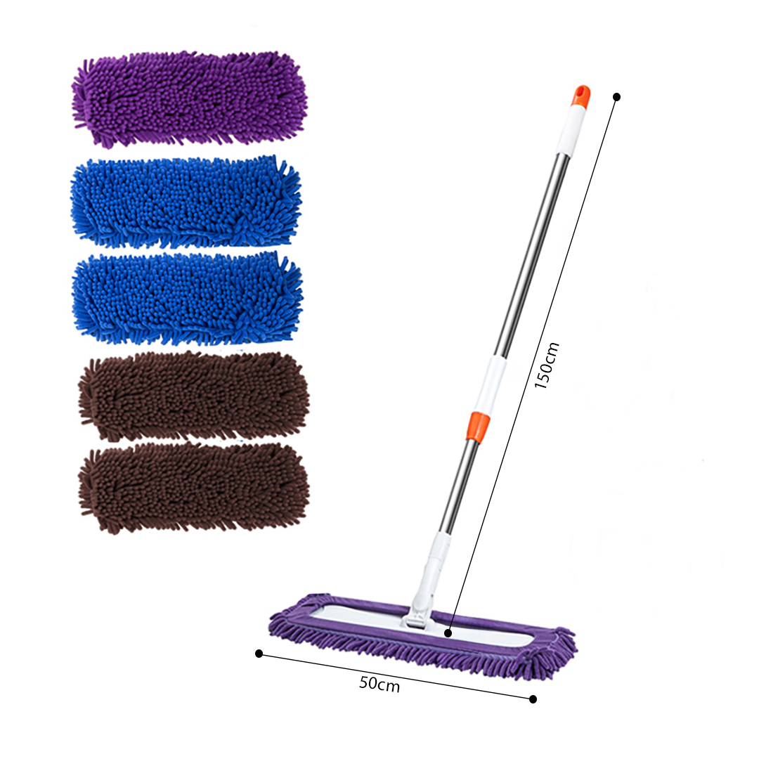 Soga 60X12 Microfiber Flat Mop Floor Cleaning Pads Rotating Dust Remover 3 Color, Home &Amp; Garden, Cleaning, Mops &Amp; Buckets, , ,  - Nz Depot 6