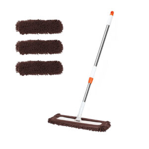 SOGA 80x12 Coffee Microfiber Flat Mop Floor Cleaning Pads Rotating Dust Remover, Home & Garden, Cleaning, Mops & Buckets, , ,  - NZ DEPOT 1