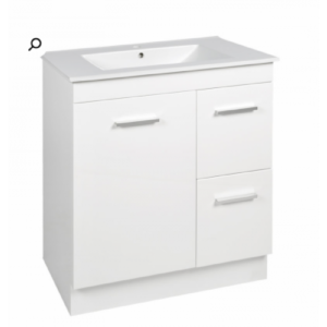 Vanity Misty Series 700F White 100 Water Proof T700F White Freestanding Square Basin Nz Depot - Nz Depot