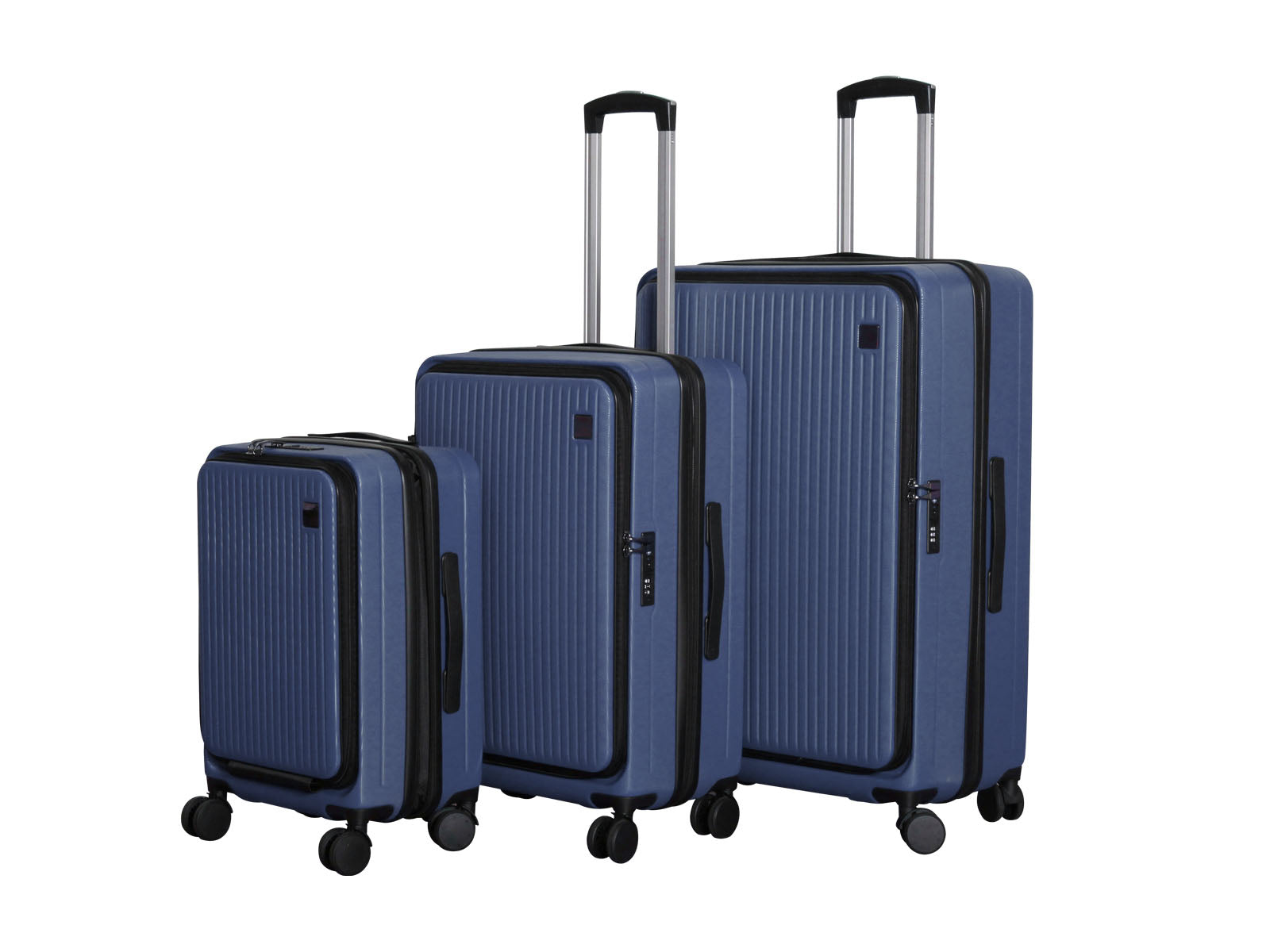 3 Piece Front Open Luggage Set Blue Pr12961 Luggage Sets Nz Depot 11 - Nz Depot