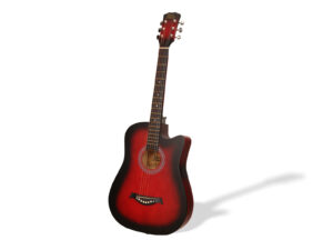 38 Acoustic Guitar Red Colour PR11698 Guitars NZ DEPOT