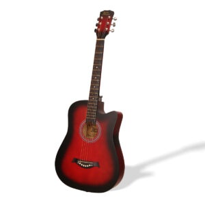 38'' Acoustic Guitar Red Colour