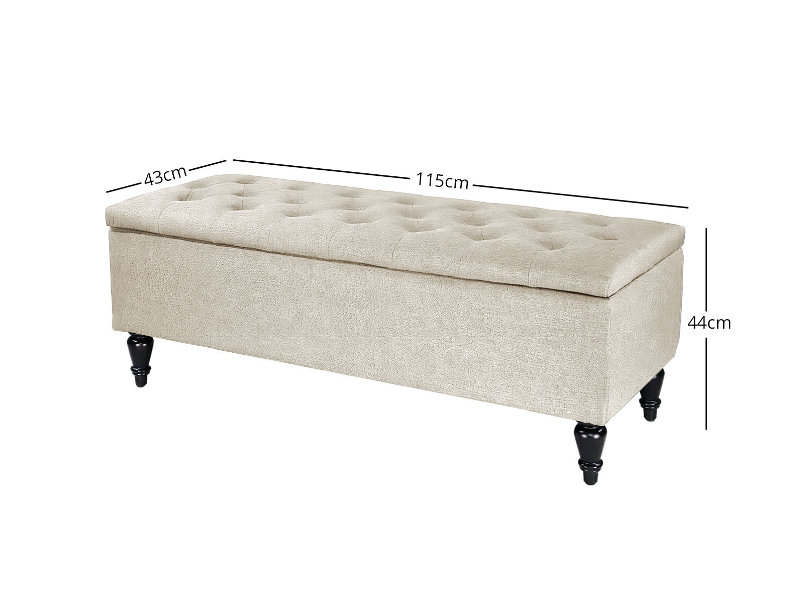 Abble Storage Ottoman Linen Beige L Pr65434 Ottomans Nz Depot 3 - Nz Depot